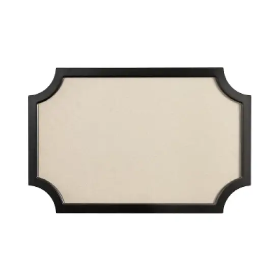 Kate & Laurel All Things Decor Hogan Framed Scalloped Decorative Wall Pinboard image {5}