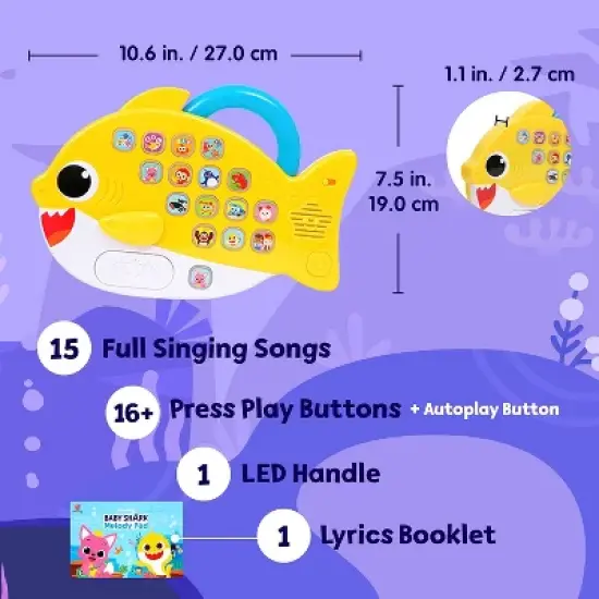 Pinkfong Baby Shark Melody Pad Toy image {9}