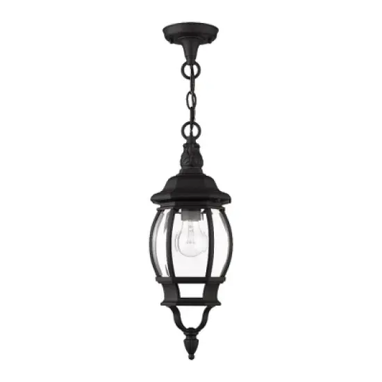 Livex Lighting Frontec 1 - Light Pendant in  Textured Black image {1}