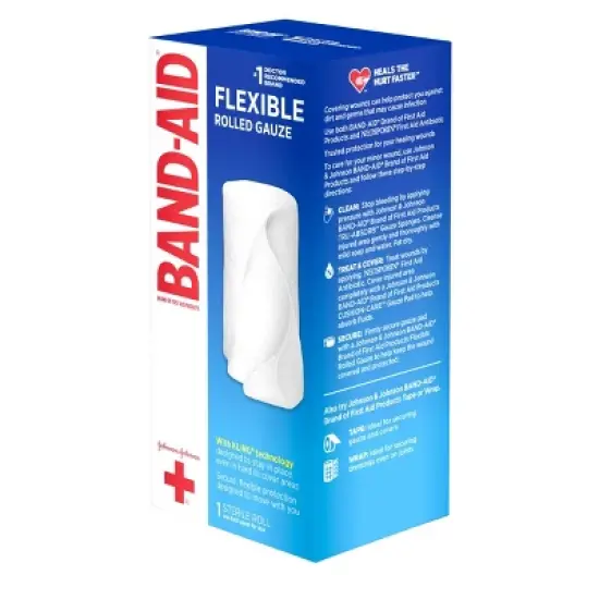 Band-Aid Rolled Gauze - 4 x 2.5 yds image {4}