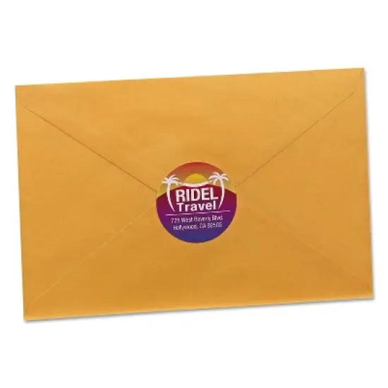 Avery Round True Print Labels 2" dia White 120/Pack 22807 image {3}