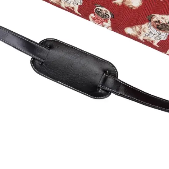 Signare USA Pug Dog Red Travel Bag image {10}