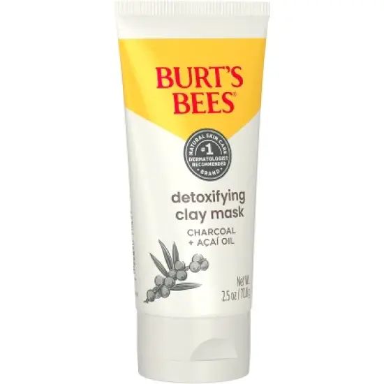 Burt's Bees Detoxifying Clay Face Mask - 2.5oz image {1}