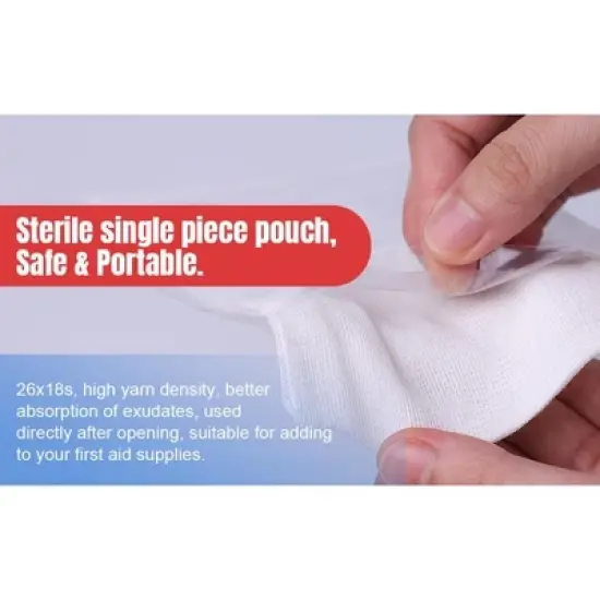 Dukal Gauze Sponge 12 Ply Non-Sterile 3"X3", 200 Count image {2}