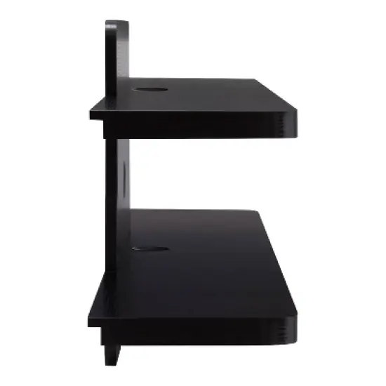 Mater 2 Tiers Open Shelves Floating Console Fits Tv's Up To 65" - HOMES: Inside + Out image {3}