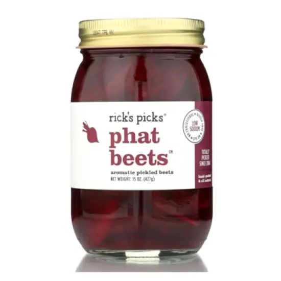 Rick's Picks Phat Beets Pickled Beets - Case of 6/15 oz image {1}
