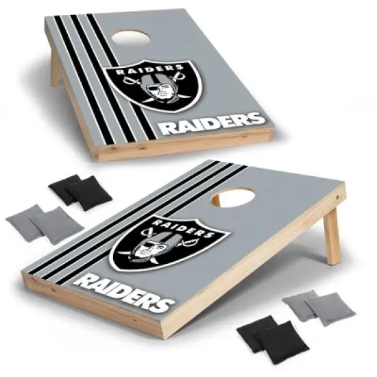 NFL Las Vegas Raiders 2'x3' Wood Cornhole Set image {7}