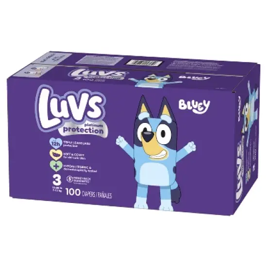 Luvs Disposable Diapers Big Size 3 - 100ct image {10}