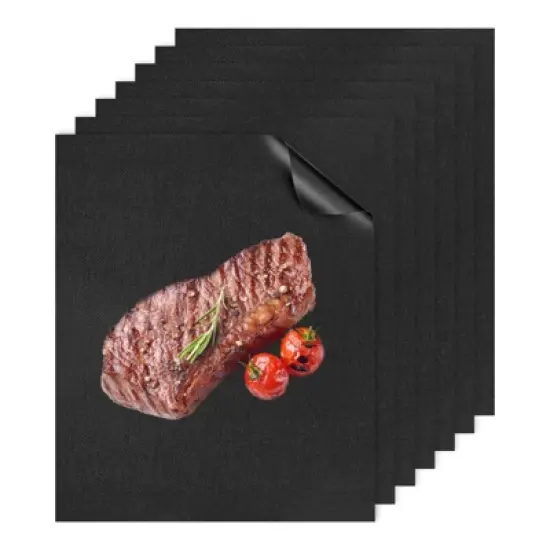 Unique Bargains M Nonstick Reusable Sheet Liner Grilling Mats image {7}