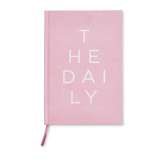 Undated Daily Planning Composition Journal 8.5"x 5.75" Pink - West Emory: Lay-Flat Hard Cover, 80 Pages, Daily Notebook image {2}