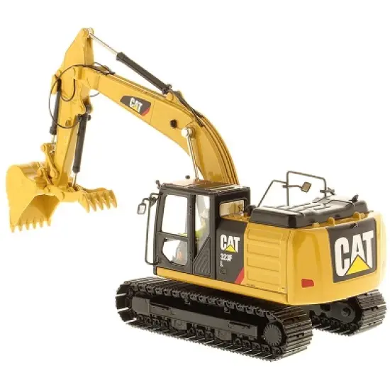 CAT Caterpillar 323F L Hydraulic Excavator with Thumb and Operator "Core Classics Series" 1/50 Diecast Model by Diecast Masters image {2}