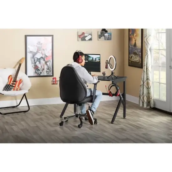 Saga PC Gaming Desk Black - studio designs image {20}