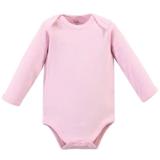Touched by Nature Baby Girl Organic Cotton Long-Sleeve Bodysuits 5pk, Blossom image {1}