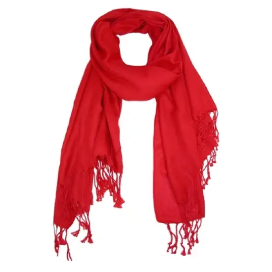 CTM Women's Classic Pashmina Shawl Wraps image {8}