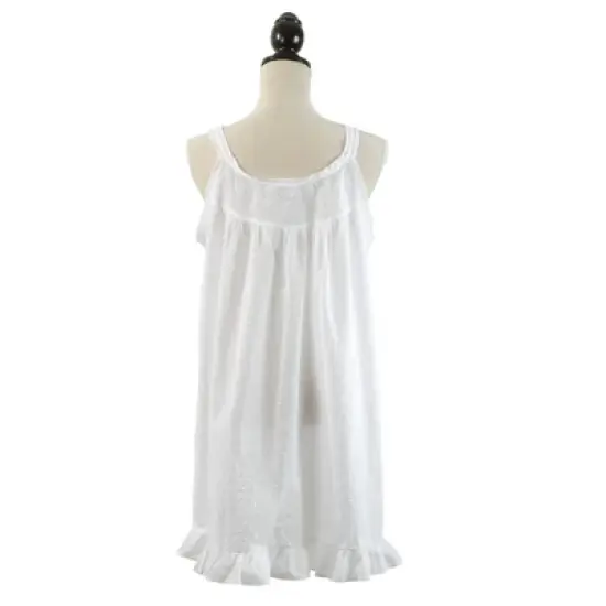 Saro Lifestyle Embroidered Design Women's Nightgown image {1}