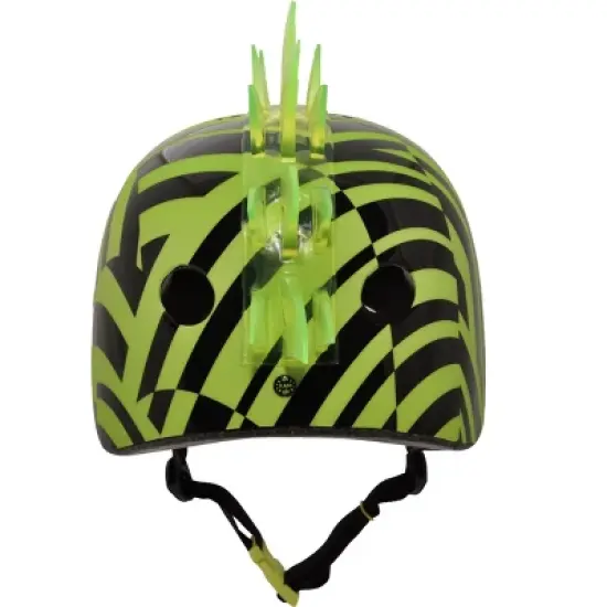 Krash! Dazzle LED Lighted Mohawk Youth Helmet - Green image {2}