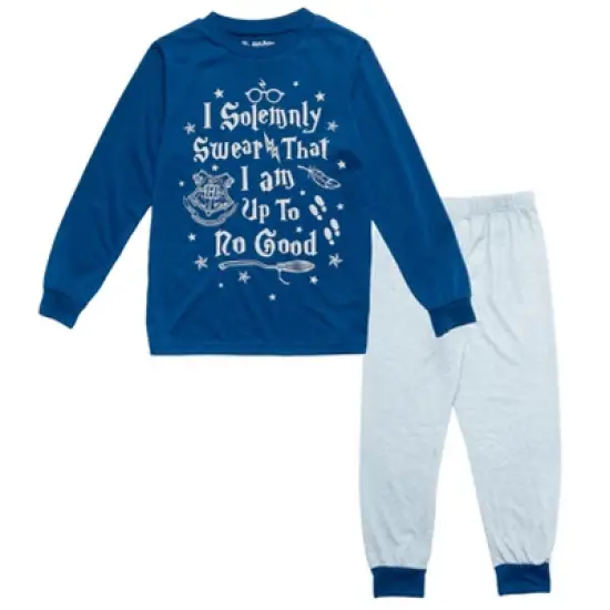 Harry Potter Pajama Shirt and Pants Sleep Set Little Kid to Big Kid image {7}