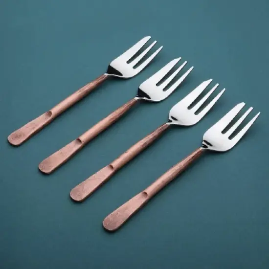Inox Artisans Celia Pastry Forks 4 Pc. Set image {5}