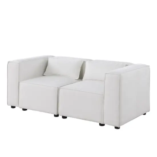 Modular Couch,2 Seat Sofa,Loveseat Sofa,Modular Lounge Sofa,Modular Cloud Couch,Sofa Modular Sectional,Knock Down Sofa Couch-Cuddlewood image {4}