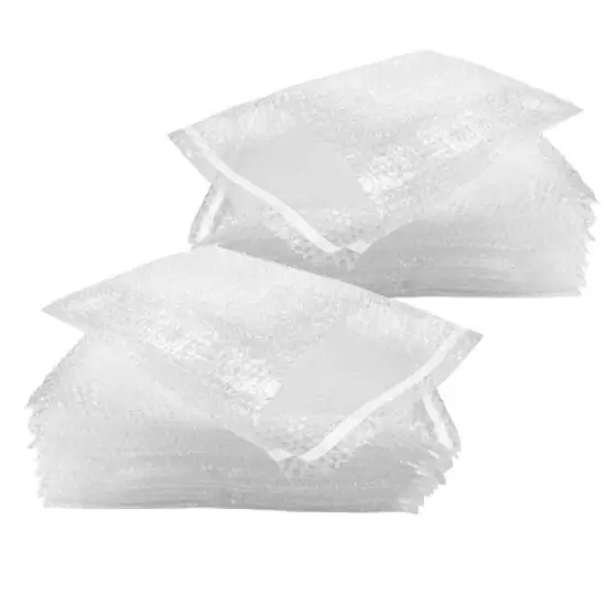 UOFFICE 50 Bubble Out Bags 12" x 15.5" Wrap Pouches Envelopes Self-Sealing image {1}