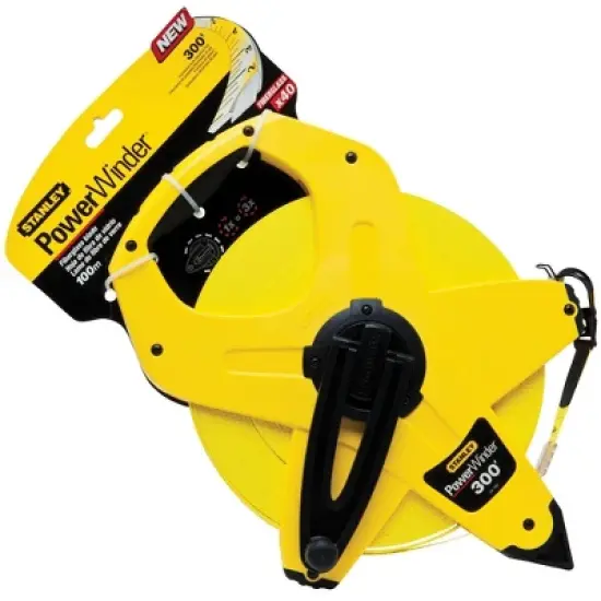 Stanley 34-762 POWERWINDER 300' Fiberglass Long Tape image {1}
