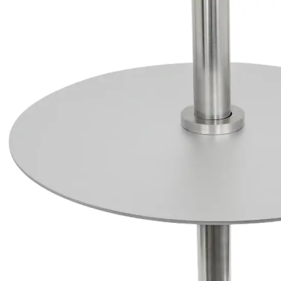 1500W Electric Infrared Stainless Steel Patio Heater with Table - Permasteel image {6}