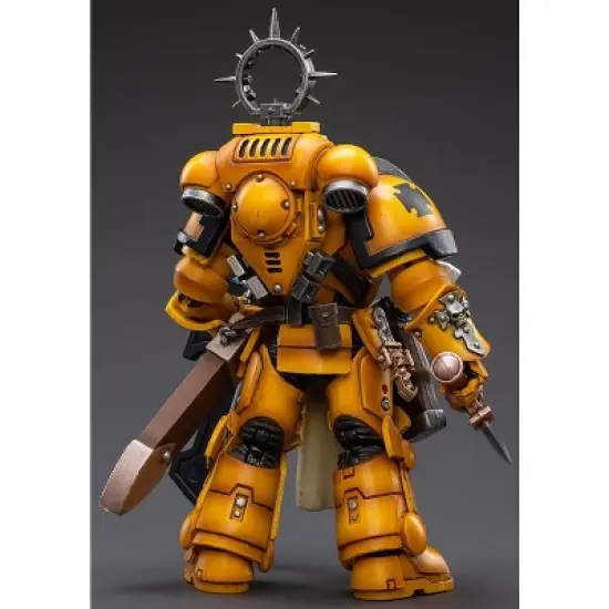 Primaris Space Marines Imperial Fists Bladeguard Veteran 1/18 Scale | Warhammer 40K | Joy Toy Action figures image {2}