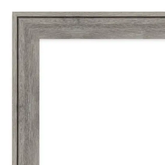 Amanti Art Regis Barnwood Grey Framed Dry Erase Magnetic Board image {3}