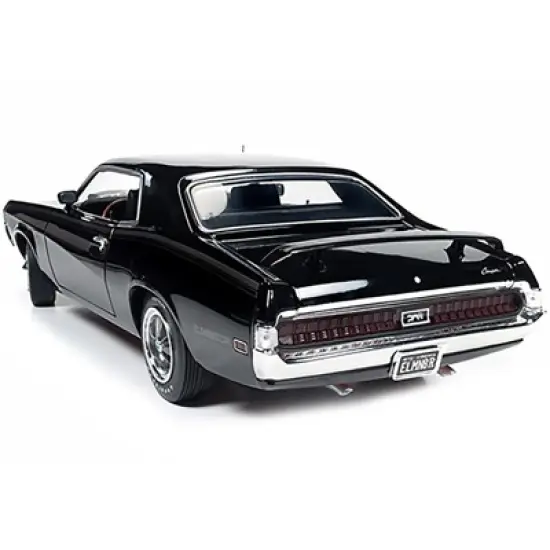 1970 Mercury Cougar Eliminator Black Limited Edition to 1002pcs 1/18 Diecast Model Car by Auto World image {3}