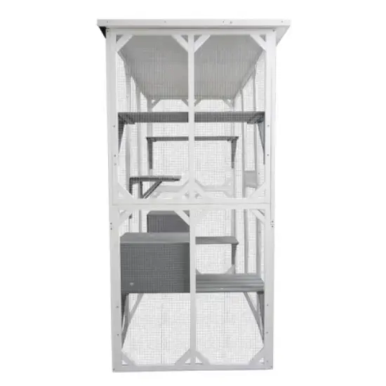 Large Catio Outdoor Indoor Cat Enclosure image {7}