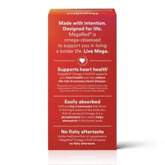 Schiff MegaRed Extra Strength Omega-3 Krill Oil 500 mg Supplement, 40 Ct image {1}