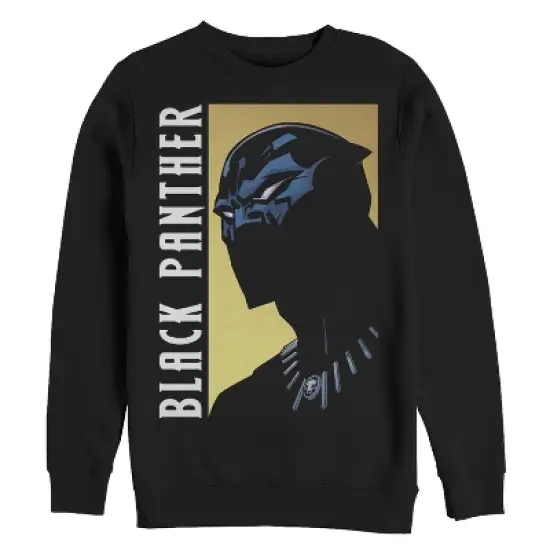 Men's Marvel Black Panther Fierce Expression Sweatshirt image {2}