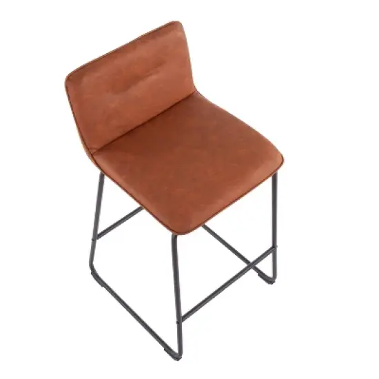 Set of 2 Casper Contemporary Counter Height Barstools - LumiSource image {6}