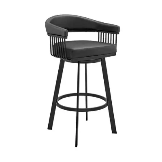 26" Bronson Counter Height Barstool - Armen Living image {8}