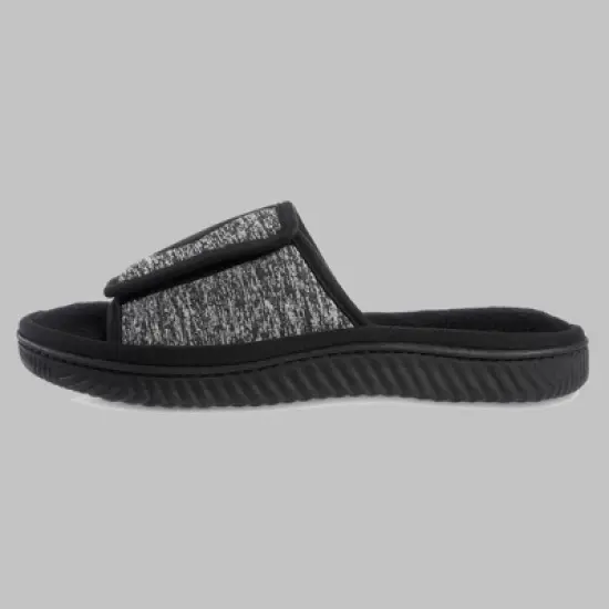 Isotoner Men's Miles Sport Knit Slide Slippers image {1}