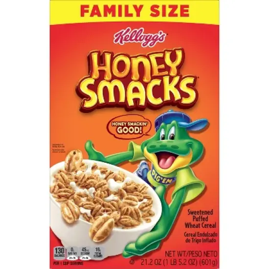 Kellogg's Honey Smacks Cereal - 21.2oz image {3}
