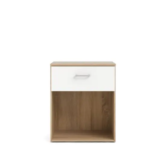 1 Drawer Nightstand in White - Tvilum image {1}