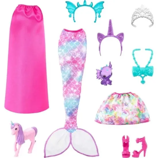 Barbie Doll and Fantasy Pets Dress-Up Doll Mermaid Tail and Skirt image {1}