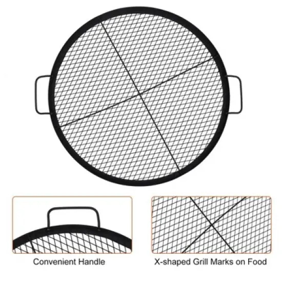 Acekool Campfire Grill Grate with Handle image {9}