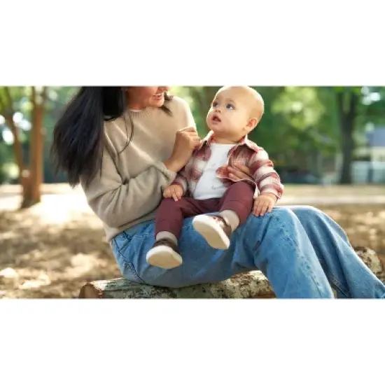 Carter's Just One You&reg; Baby Boys' 3pc Plaid Top & Bottom Set - Brown image {2}