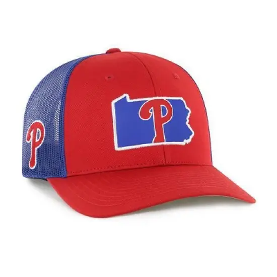 MLB Philadelphia Phillies Gaze Hat: Adjustable Snapback with Team Logo Design image {1}