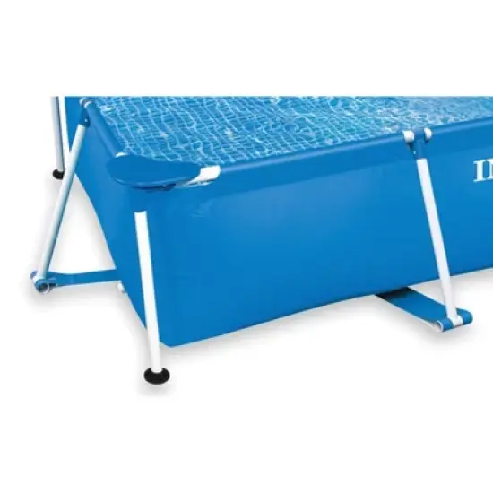 Frame Above Ground Baby Splash Swimming Pool Bundled w/ Intex Filter Pump image {5}