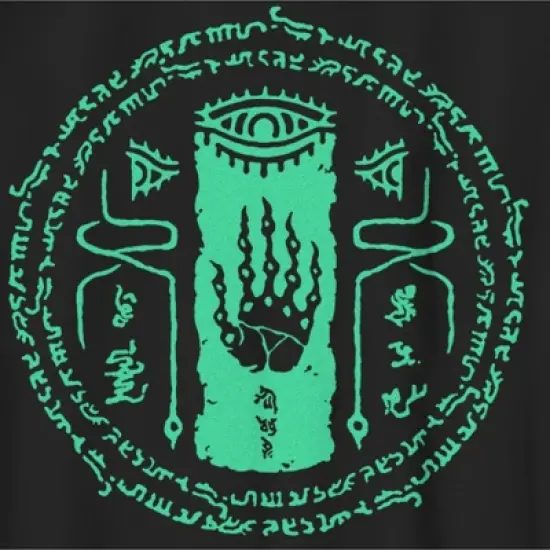 Boy's Nintendo The Legend of Zelda: Tears of the Kingdom Glowing Shrine Rune T-Shirt image {1}