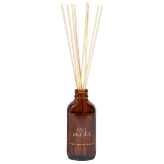 Sweet Water Decor Salt and Sea Amber Reed Diffuser - 3.5oz image {2}