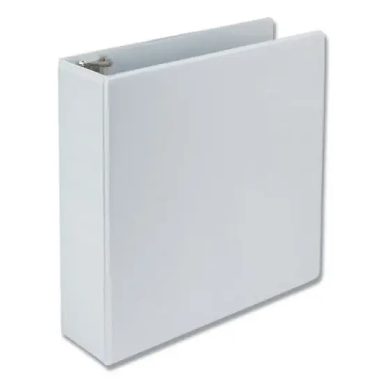 Samsill Earth's Choice Plant-Based D-Ring View Binder, 3 Rings, 3" Capacity, 11 x 8.5, White image {7}