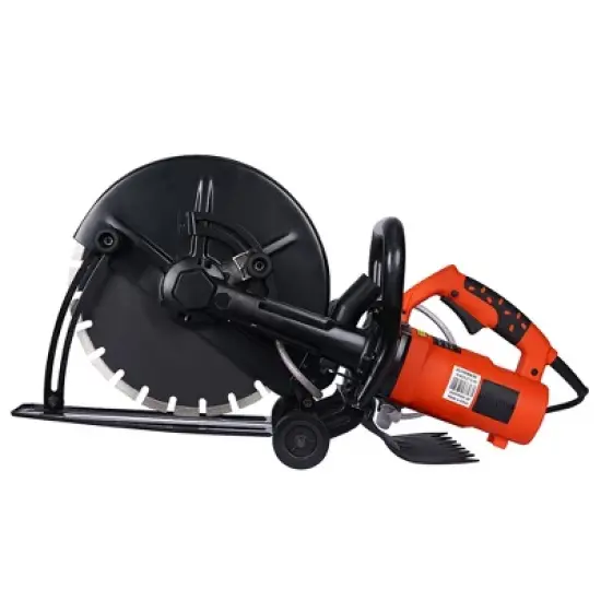14 Inch Cut Off Saw Wet/Dry Concrete Saw Cutter Guide Roller with Water Line Attachment image {2}