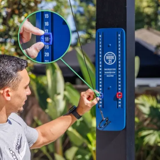 GoSports Hook 21 Ceiling Mount Ring Swing Game - Play Indoors or Outdoors image {4}