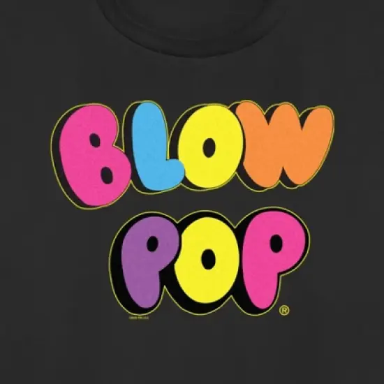 Women's Blow Pop Rainbow Text T-Shirt image {1}