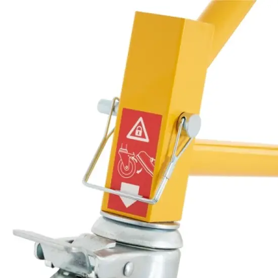 MetalTech Set of 14-Inch Baker Style 6 Foot Scaffolding Safety Accessory Outriggers with Casters, 4 Pack image {4}