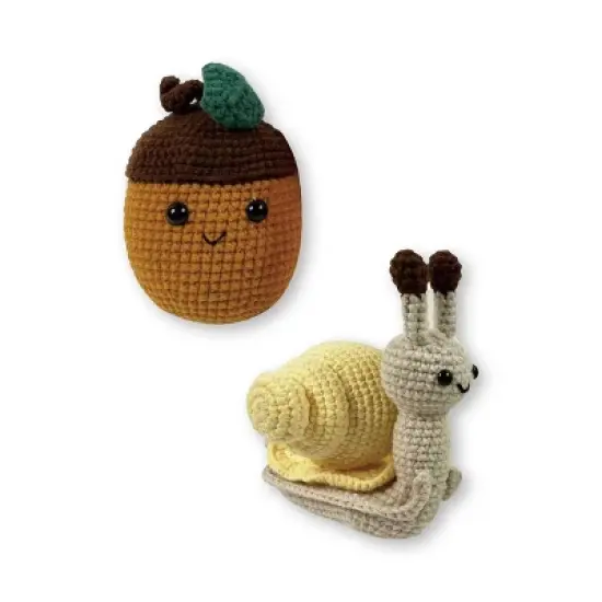 2ct Crochet Kit Acorn/Snail - Bullseye's Playground&trade; image {3}